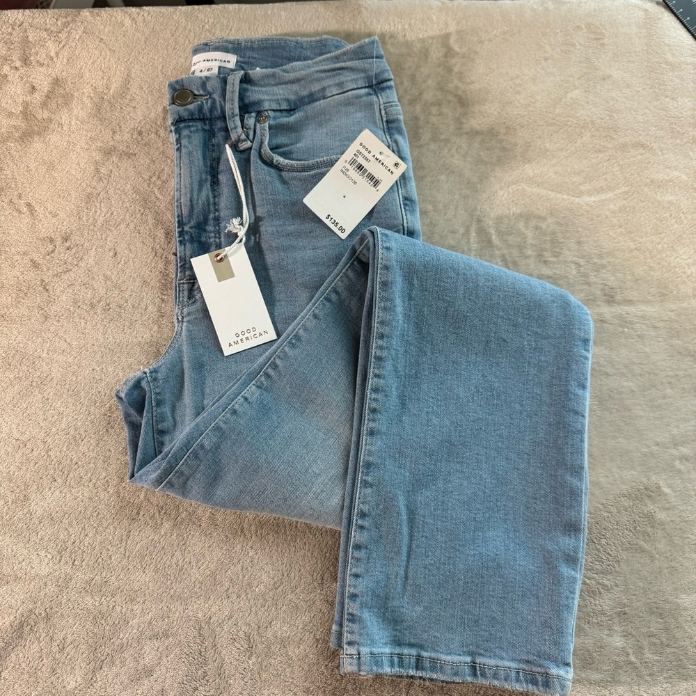 Good American Jeans good legs straight high-rise 4/27